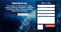 Desktop Screenshot of cyberexperts.org